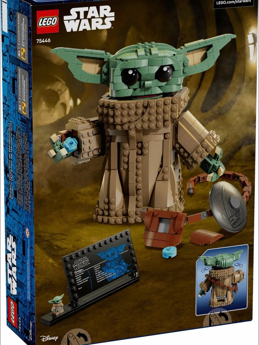 LEGO Star Wars Grogu Buildable Figure in Green and Tan